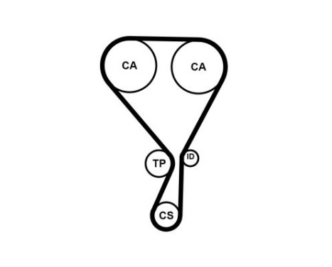 Timing Belt Set CT1228K1 Contitech, Image 3