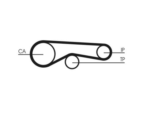 Timing belt set CT1239K2 Contitech, Image 2