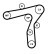 Timing belt set CT1241K1 Contitech, Thumbnail 2