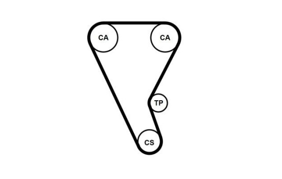 Timing belt set CT1257K1 Contitech, Image 2