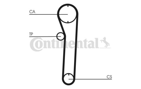 Timing Belt Set CT680K2 Contitech, Image 2