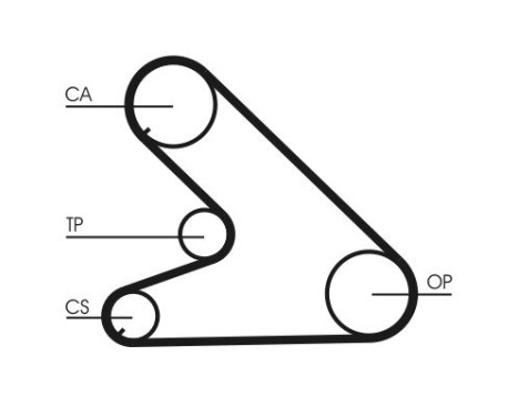 Timing Belt Set CT700K1 Contitech, Image 3