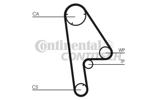Timing Belt Set CT763K1 Contitech, Image 2