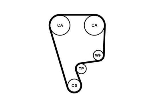 Timing Belt Set CT794K1 Contitech, Image 5