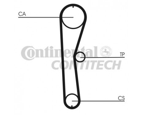 Timing Belt Set CT824K1 Contitech, Image 2
