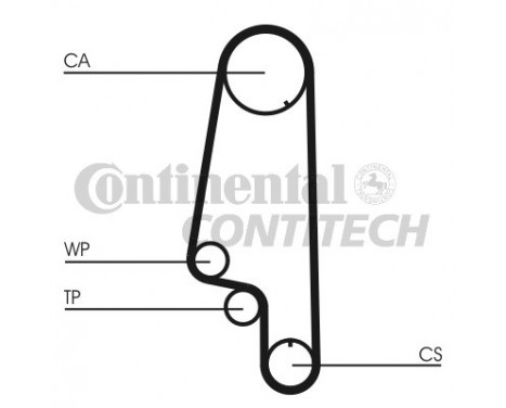 Timing Belt Set CT847K1 Contitech, Image 2