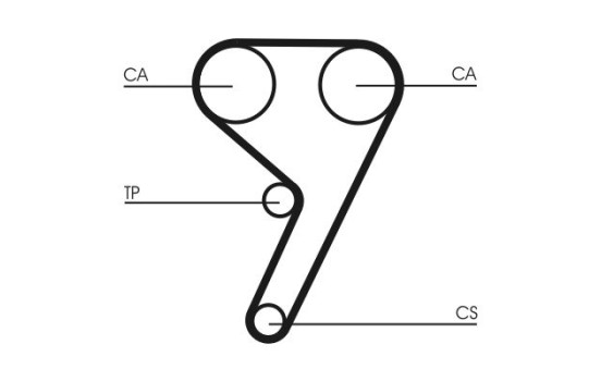 Timing Belt Set CT881K2 Contitech, Image 5