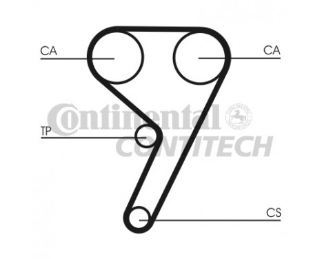 Timing belt set CT881K4 Contitech, Image 2