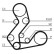 Timing Belt Set CT901K3 Contitech, Thumbnail 4