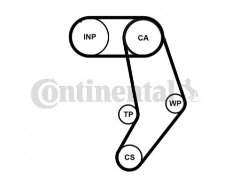 Timing Belt Set CT939K9PRO Contitech