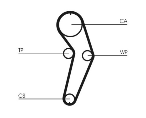 Timing Belt Set CT988K2 Contitech, Image 4