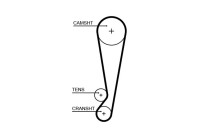 Timing belt set K015664XS Gates