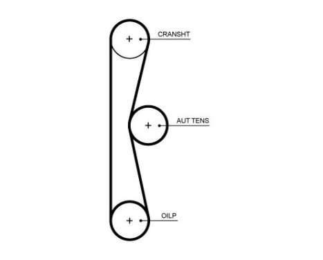 Timing belt set K03T359HOB-1 Gates, Image 2