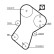 Timing Belt Set PowerGrip® K015049XS Gates, Thumbnail 3
