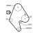 Timing Belt Set PowerGrip® K015129 Gates, Thumbnail 3