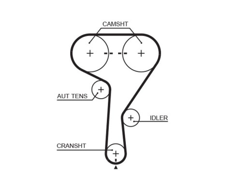 Timing Belt Set PowerGrip® K015603XS Gates, Image 8