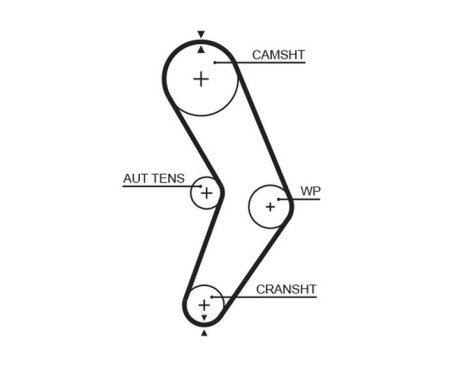 Timing Belt Set PowerGrip® K015662XS Gates, Image 2