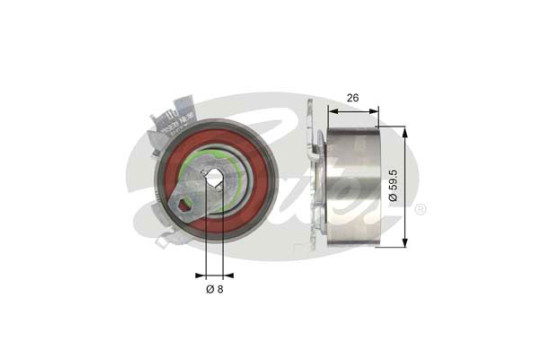 Timing Belt Set PowerGrip® K025461XS Gates, Image 2