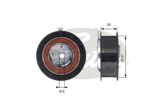 Timing Belt Set PowerGrip® K025564XS Gates, Image 2