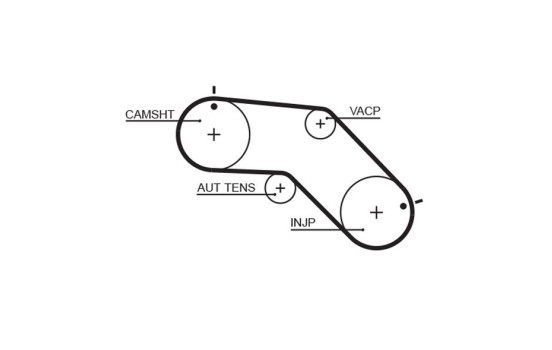 Timing Belt Set PowerGrip® K035309XS Gates, Image 3