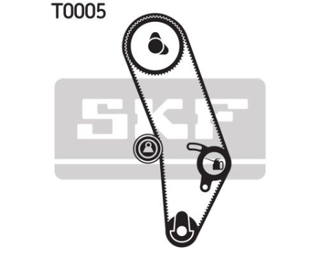 Timing Belt Set VKMA 01000 SKF, Image 5