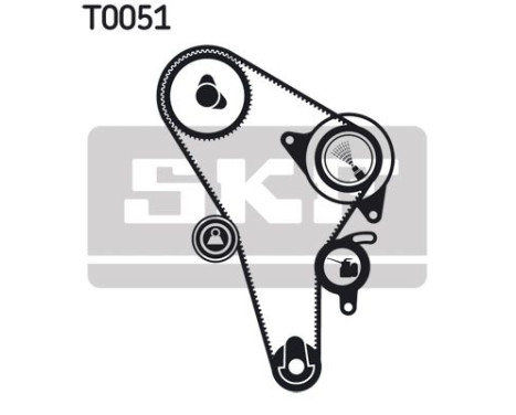 Timing Belt Set VKMA 01010 SKF, Image 3