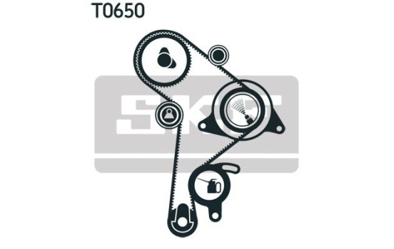 Timing Belt Set VKMA 01019 SKF, Image 4