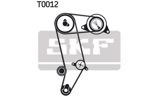 Timing Belt Set VKMA 01040 SKF, Image 2
