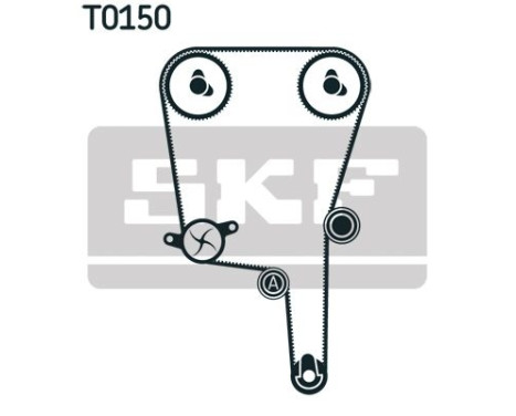 Timing belt set VKMA 01114 SKF, Image 2