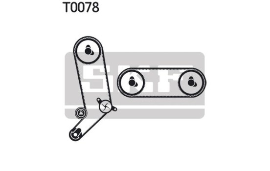 Timing Belt Set VKMA 01271 SKF, Image 2