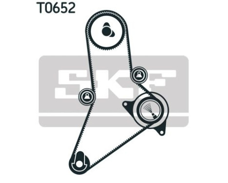 Timing Belt Set VKMA 02384 SKF, Image 3