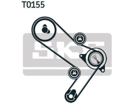 Timing Belt Set VKMA 02386 SKF, Image 2