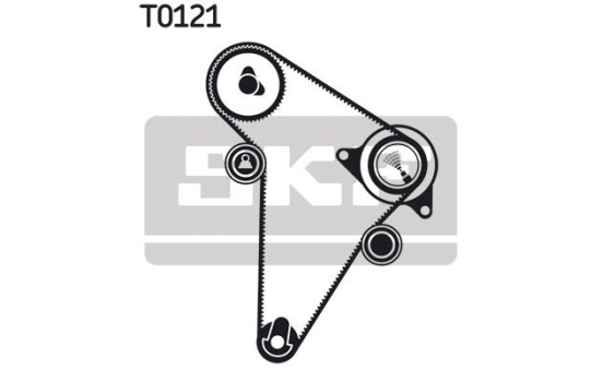 Timing Belt Set VKMA 03300 SKF, Image 2