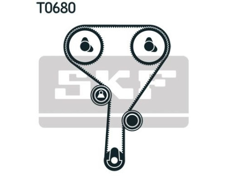 Timing Belt Set VKMA 04214 SKF, Image 2