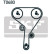 Timing Belt Set VKMA 04214 SKF, Thumbnail 2
