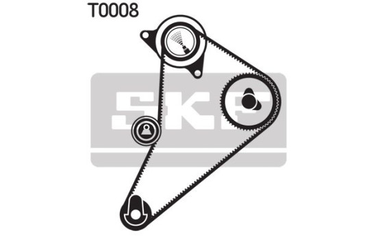 Timing Belt Set VKMA 04300 SKF, Image 2