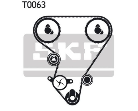 Timing Belt Set VKMA 05211 SKF, Image 2