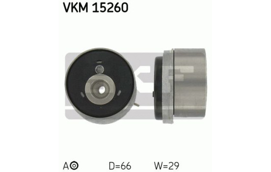Timing Belt Set VKMA 05260 SKF, Image 3
