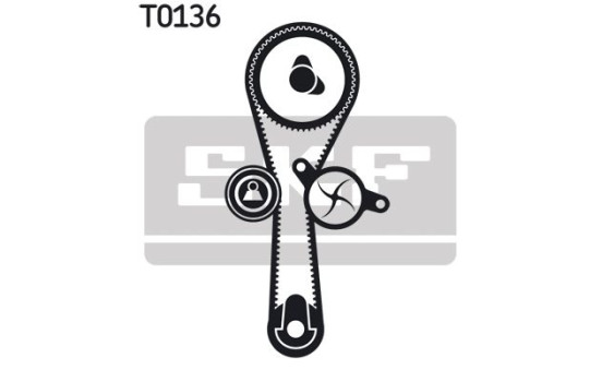 Timing Belt Set VKMA 06010 SKF, Image 3