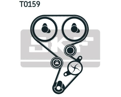 Timing Belt Set VKMA 06020 SKF, Image 3