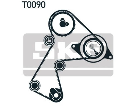 Timing Belt Set VKMA 06116 SKF, Image 2