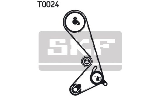 Timing Belt Set VKMA 06201 SKF, Image 2
