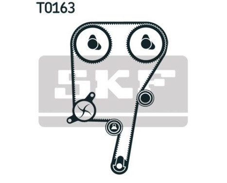 Timing Belt Set VKMA 06604 SKF, Image 2