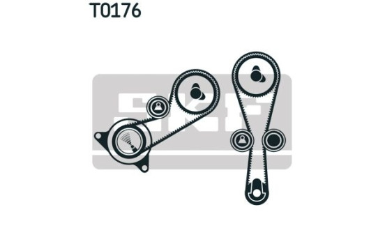 Timing Belt Set VKMA 07304 SKF