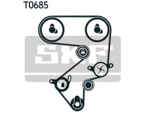 Timing Belt Set VKMA 91021 SKF, Image 2