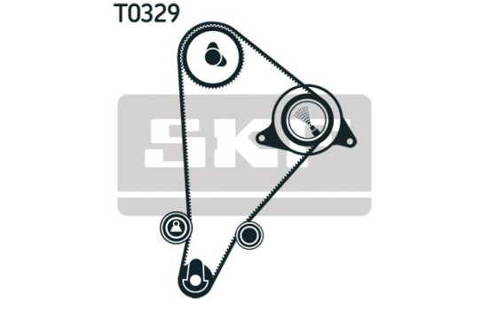 Timing Belt Set VKMA 91122 SKF, Image 2