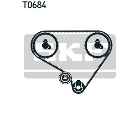 Timing Belt Set VKMA 92004 SKF, Image 2