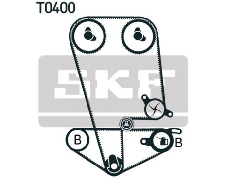 Timing Belt Set VKMA 93014 SKF, Image 2