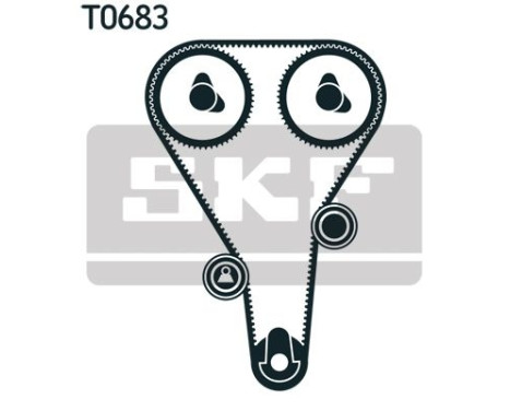 Timing Belt Set VKMA 94010 SKF, Image 2