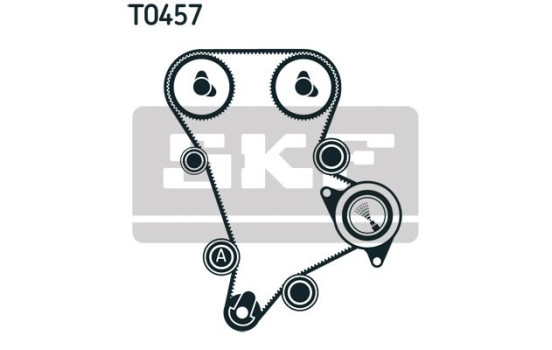 Timing Belt Set VKMA 94509-2 SKF, Image 2